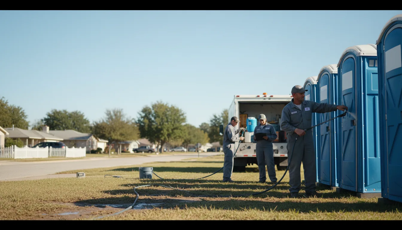 Long-Term Portable Toilet Rental in Lake In The Hills, IL near me